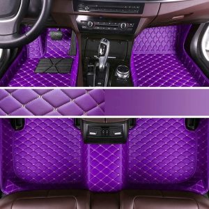 Alfombrillas personalizadas de cuero artificial para automóvil, impermeables, antideslizantes, adecuadas para automóviles, SUV, camionetas, protegen Alfombrillas personalizadas de cuero artificial para automóvil, impermeables, antideslizantes, adecuadas para automóviles, SUV, camionetas, protegen