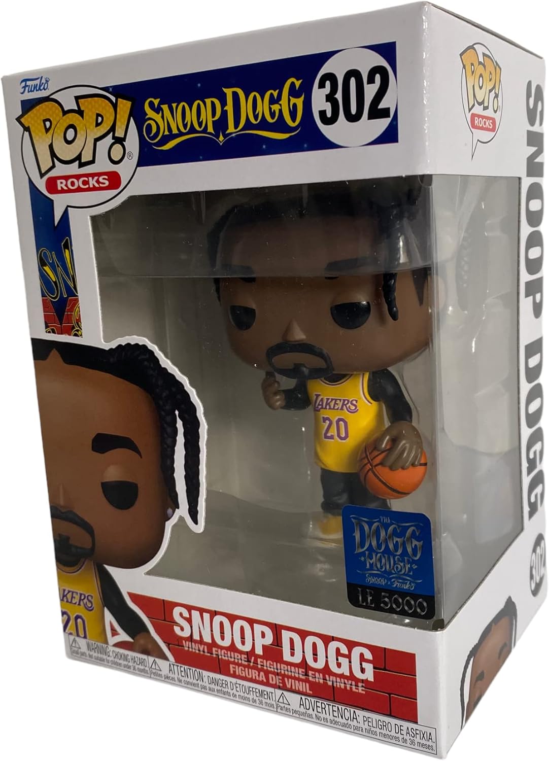 Snoop Dogg Yellow Lakers Jersey – Figura de vinilo exclusiva