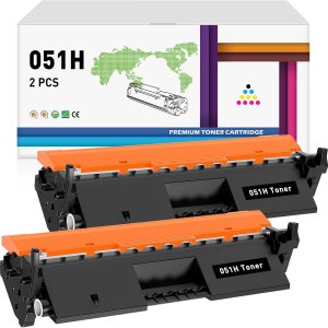 para Canon Cartucho de tóner 051H 051 Negro, alta capacidad (2169C001), paquete de 2, para impresoras láser Canon imageCLASS MF264dw, MF267dw, para Canon Cartucho de tóner 051H 051 Negro, alta capacidad (2169C001), paquete de 2, para impresoras láser Canon imageCLASS MF264dw, MF267dw,