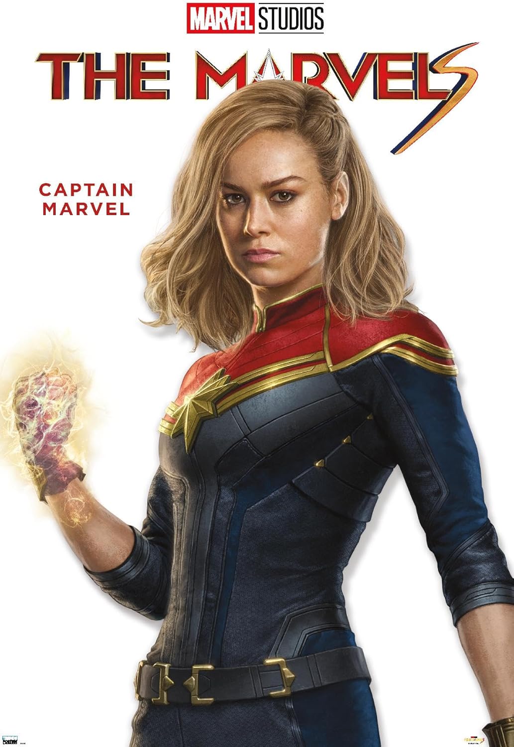 Trends International Marvel The Marvels – Póster de pared de la serie Capitán Marvel Feature Series, 22.37 x 34.00 pulgadas, versión premium sin