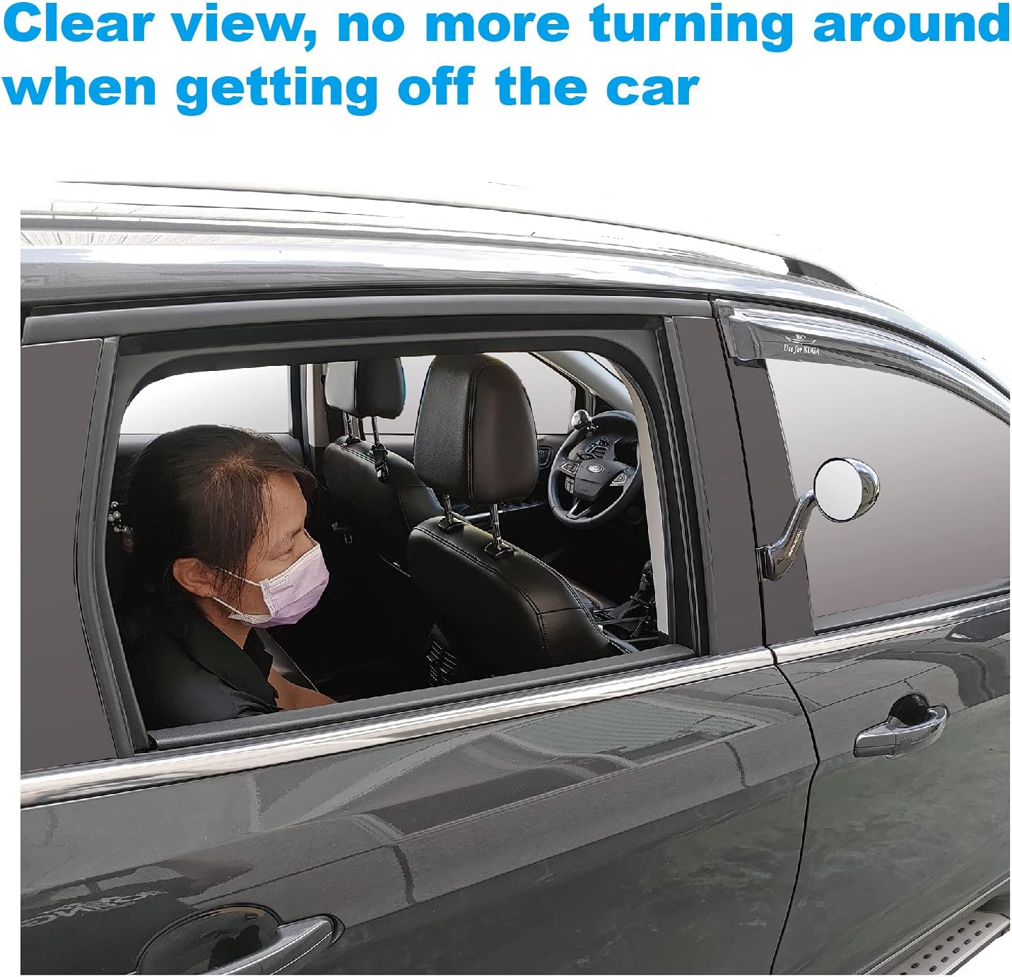 Espejo retrovisor ancho para automóvil, espejo retrovisor ajustable, espejo de punto ciego, espejos laterales exteriores para auto, espejos