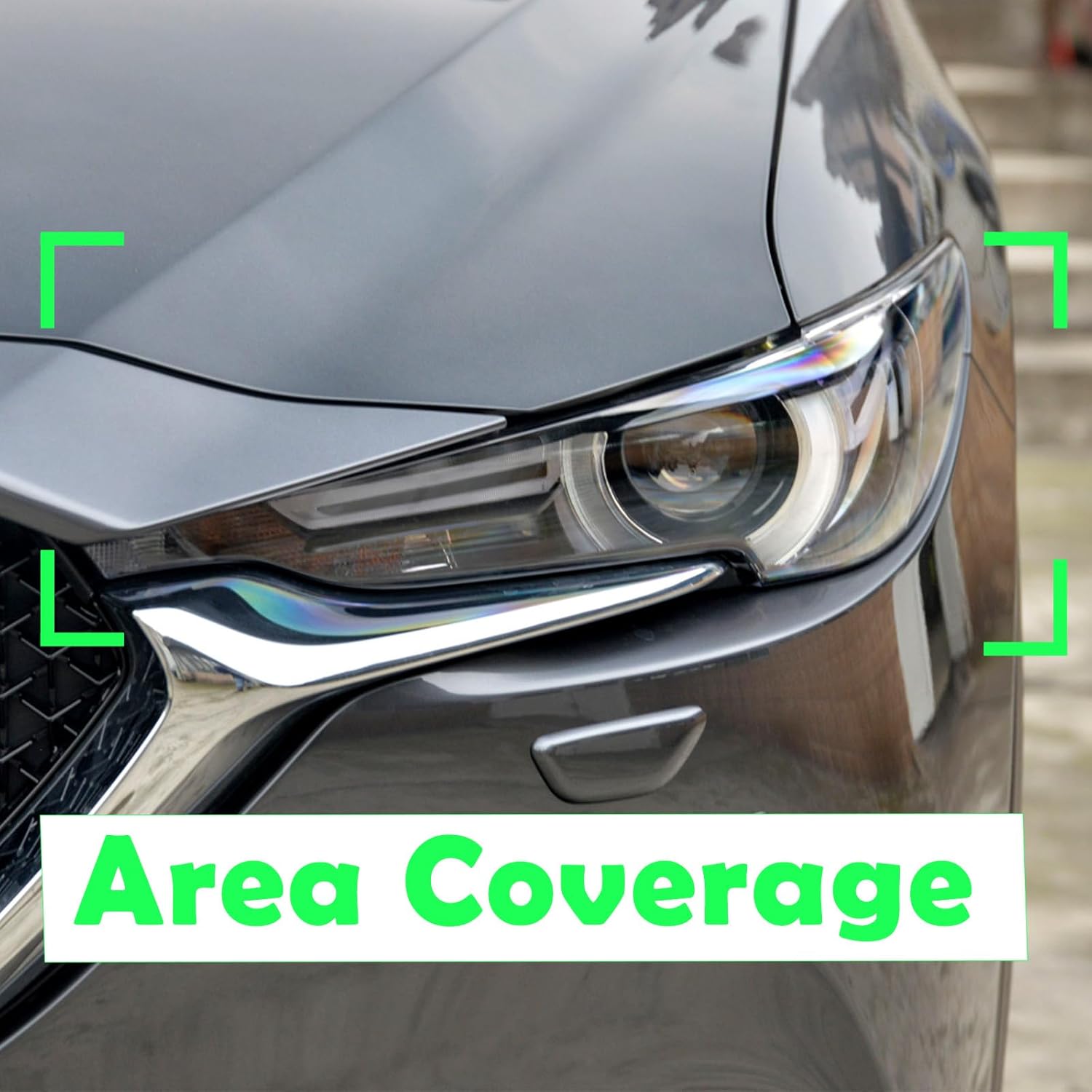 Compatible con película protectora de faros de automóvil, accesorios para Mazda CX-5 2017 2018 2019 2020 2021, negro oscuro
