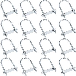 16 juegos de pernos redondos en U de acero chapado en zinc M6 Abrazadera redonda U con arandela de placa de tuerca (M6 x 1.575 in x 3.543 in) 16 juegos de pernos redondos en U de acero chapado en zinc M6 Abrazadera redonda U con arandela de placa de tuerca (M6 x 1.575 in x 3.543 in)