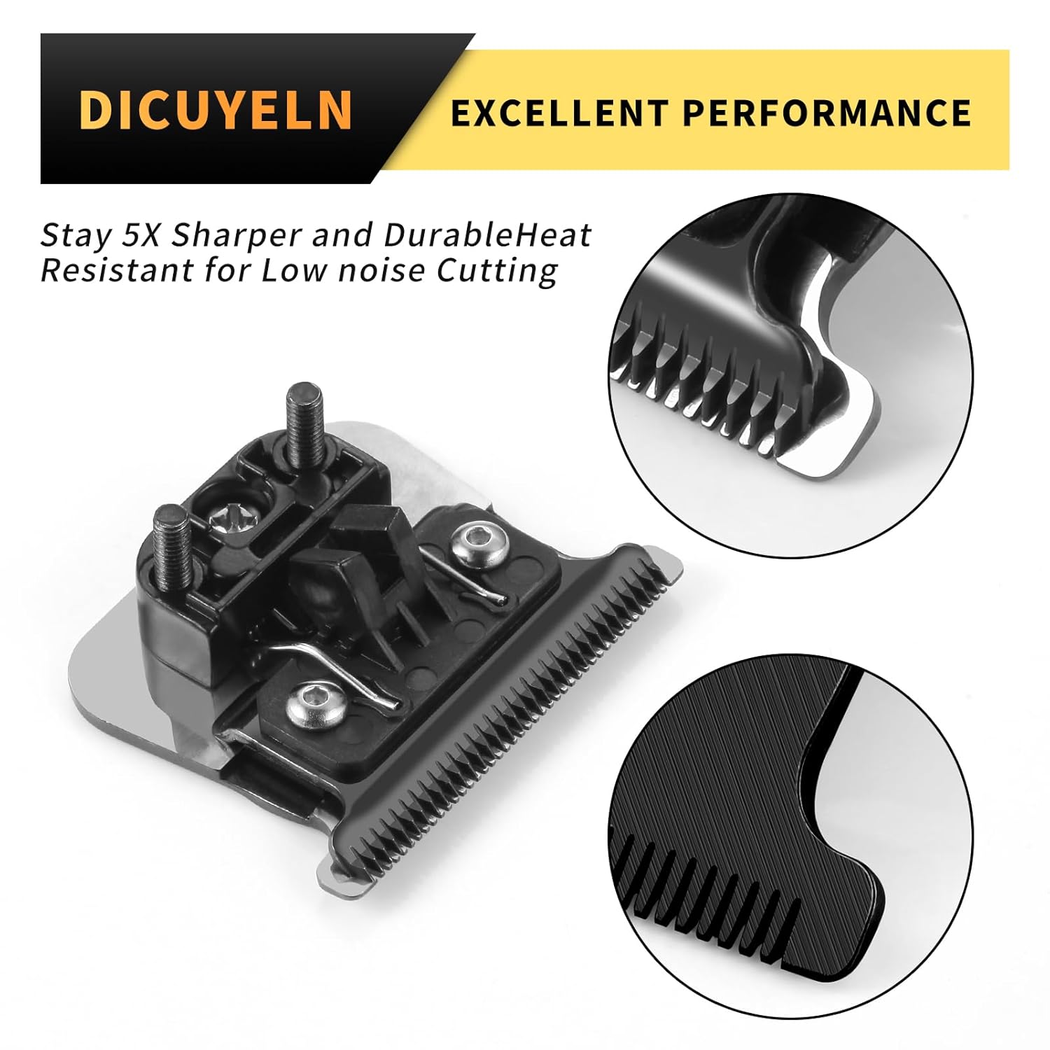 FX707B – Cuchillas de repuesto para todas las recortadoras BaBylissPRO FX787 y FX726, cuchillas de repuesto DLC compatibles con cuchillas de