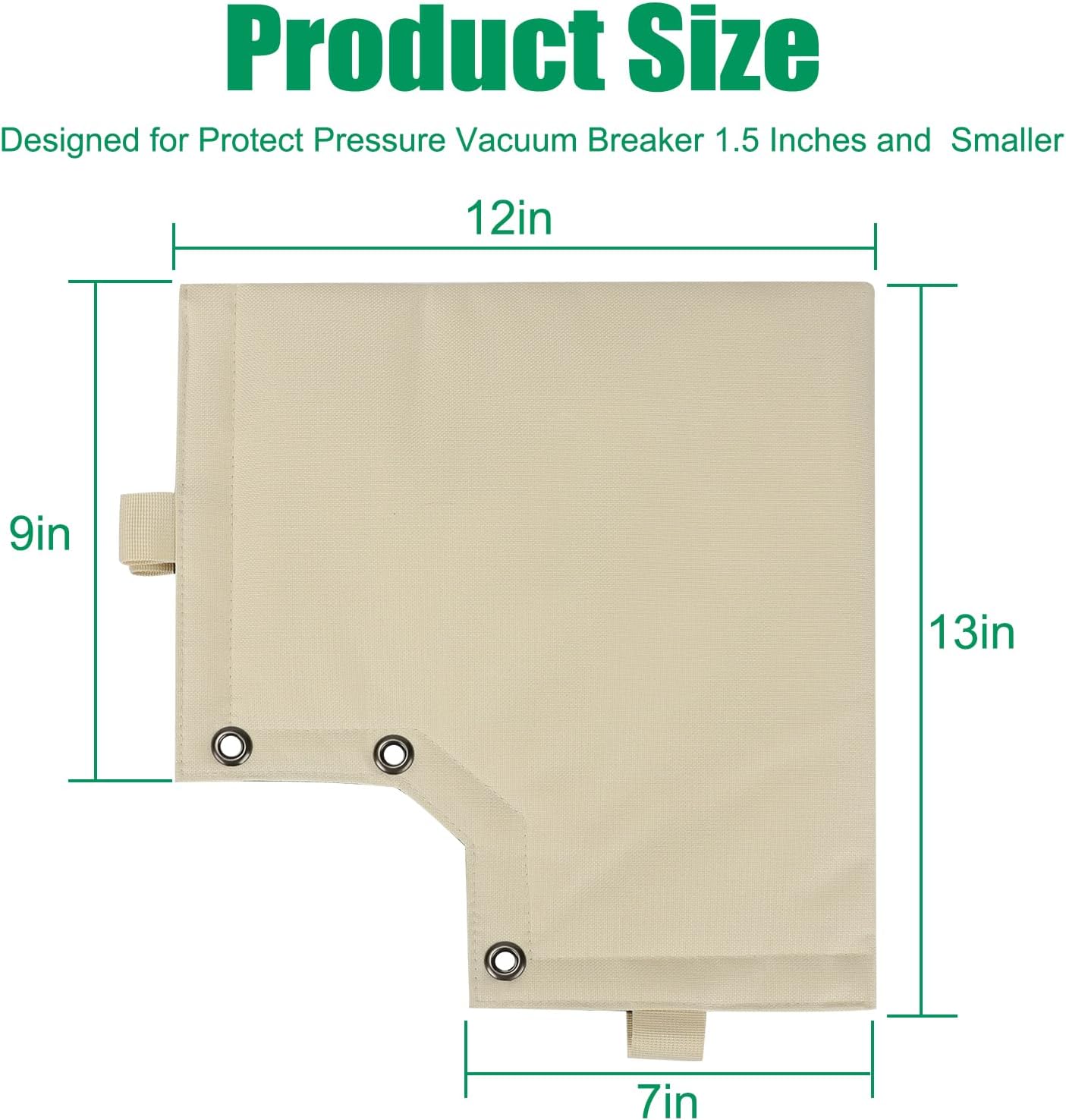 Cubierta de prevención de reflujo, protección de bolsa aislada, cubierta de disyuntor de vacío de presión de aislamiento de tubería de invierno,