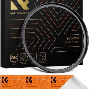 K&F Concept Anillo adaptador de filtro de lente elevador de 2.638 in a 3.031 in, anillos adaptadores de filtro de latón mecanizado CNC, para lente K&F Concept Anillo adaptador de filtro de lente elevador de 2.638 in a 3.031 in, anillos adaptadores de filtro de latón mecanizado CNC, para lente