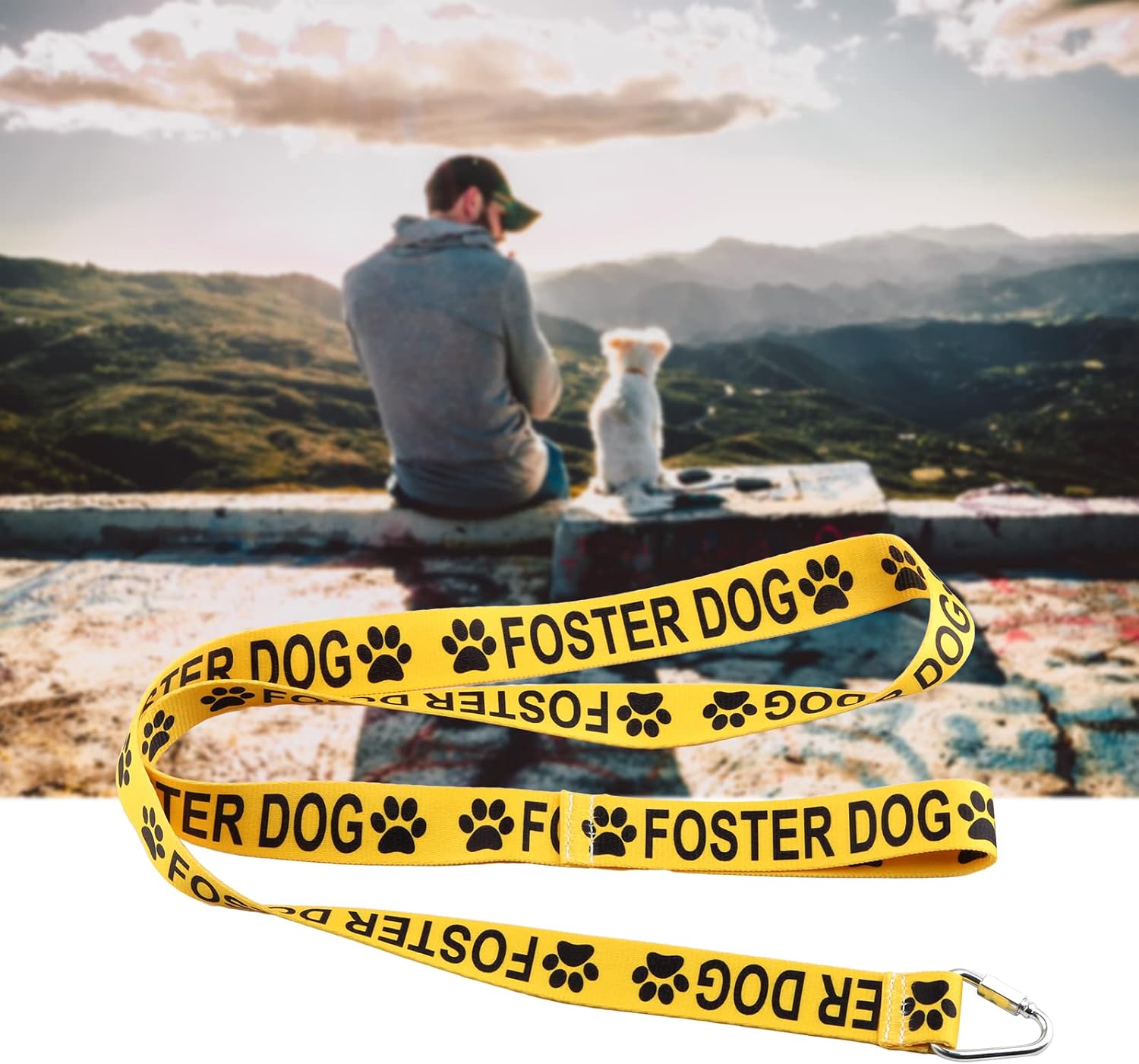 JXGZSO Foster Dog Adopt Dog Lead New Puppy Dog Strap Wrap Regalo para dueño de perro, regalo de rescate de perros (correas de perro adoptivo)