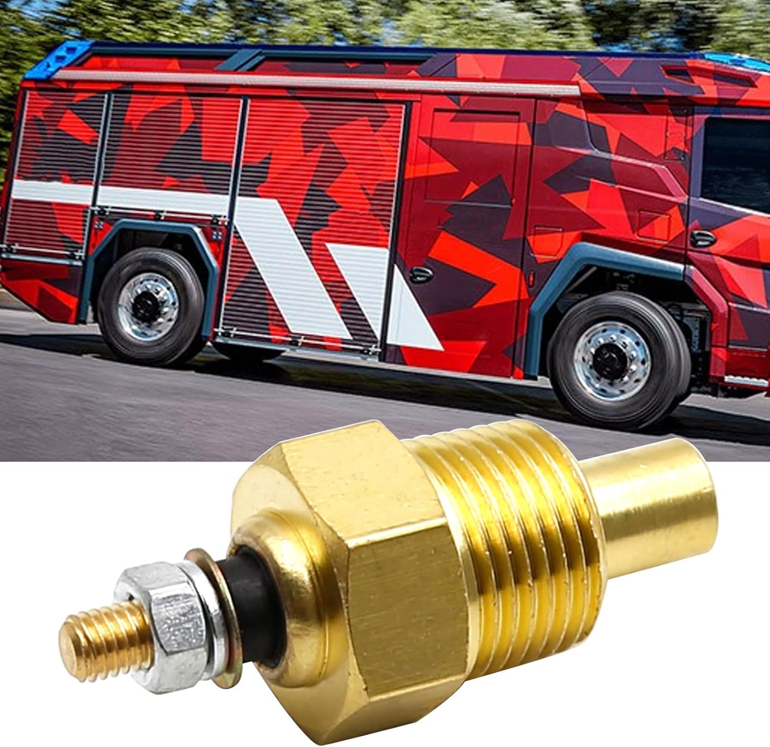 Sensor de temperatura del agua 18-5897 385387 97257A1 806490T Reemplazo para Volvo Penta Sierra Mercruiser Mallory y otros