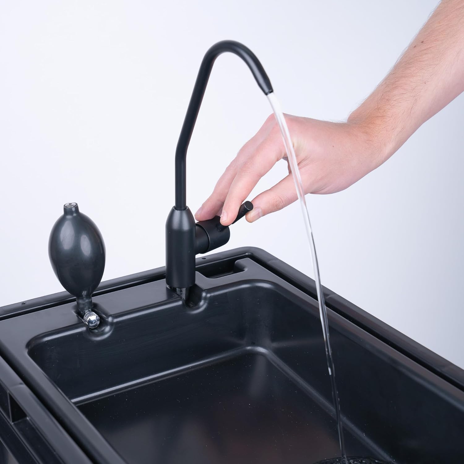 BOXIO – Wash Portable Sink – Convenient Camping Sink Solution! Compact with Unique Design, Separate Canister, Lightweight Mobile Sink for