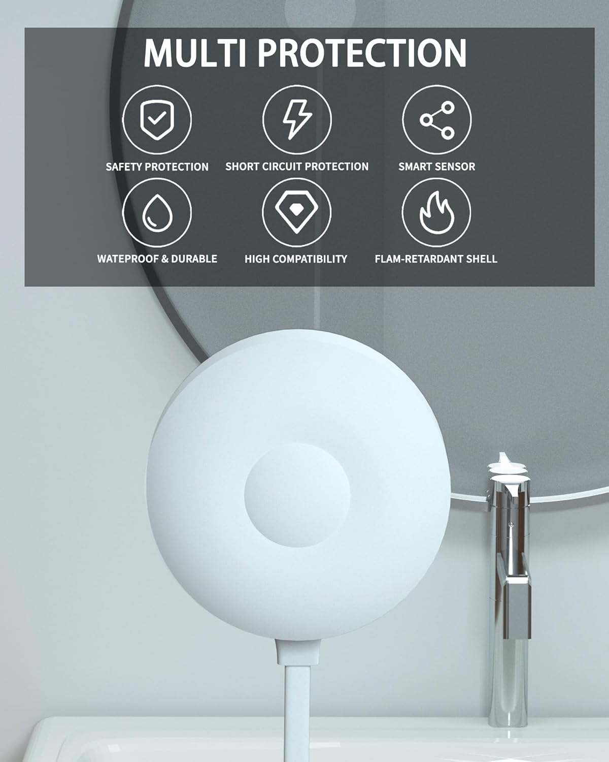 Neiilker – Cargador para Oral B serie iO Base de cargador compatible con cargador magnético Oral B iO Series 987 para cepillo de dientes eléctrico