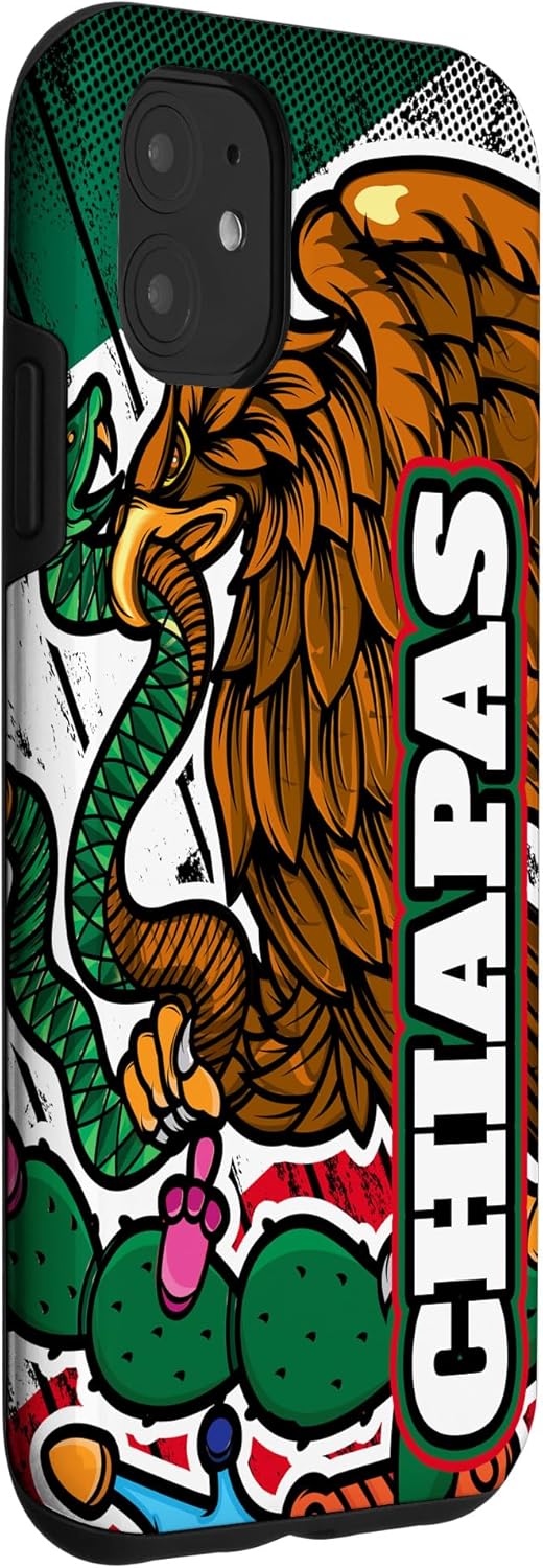 iPhone 11 Chiapas, Aguila de la bandera de México Case