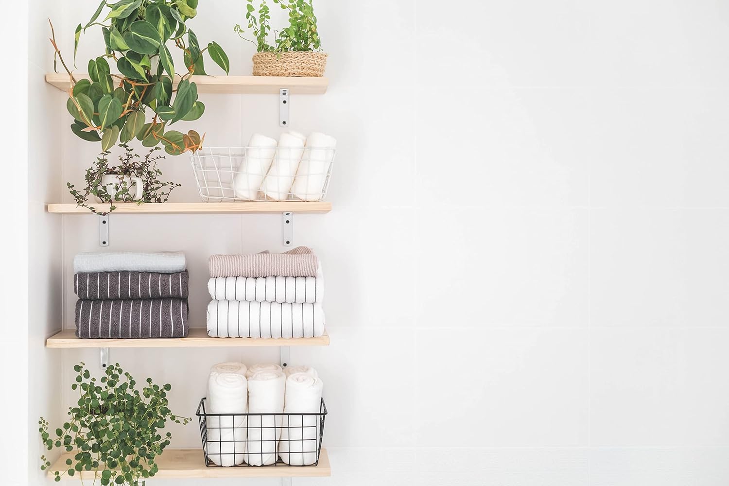B&B HARDWARE Estantes para gabinete, melamina de 12 pulgadas de grosor, espacio de organización personalizado con elegantes estantes de melamina de