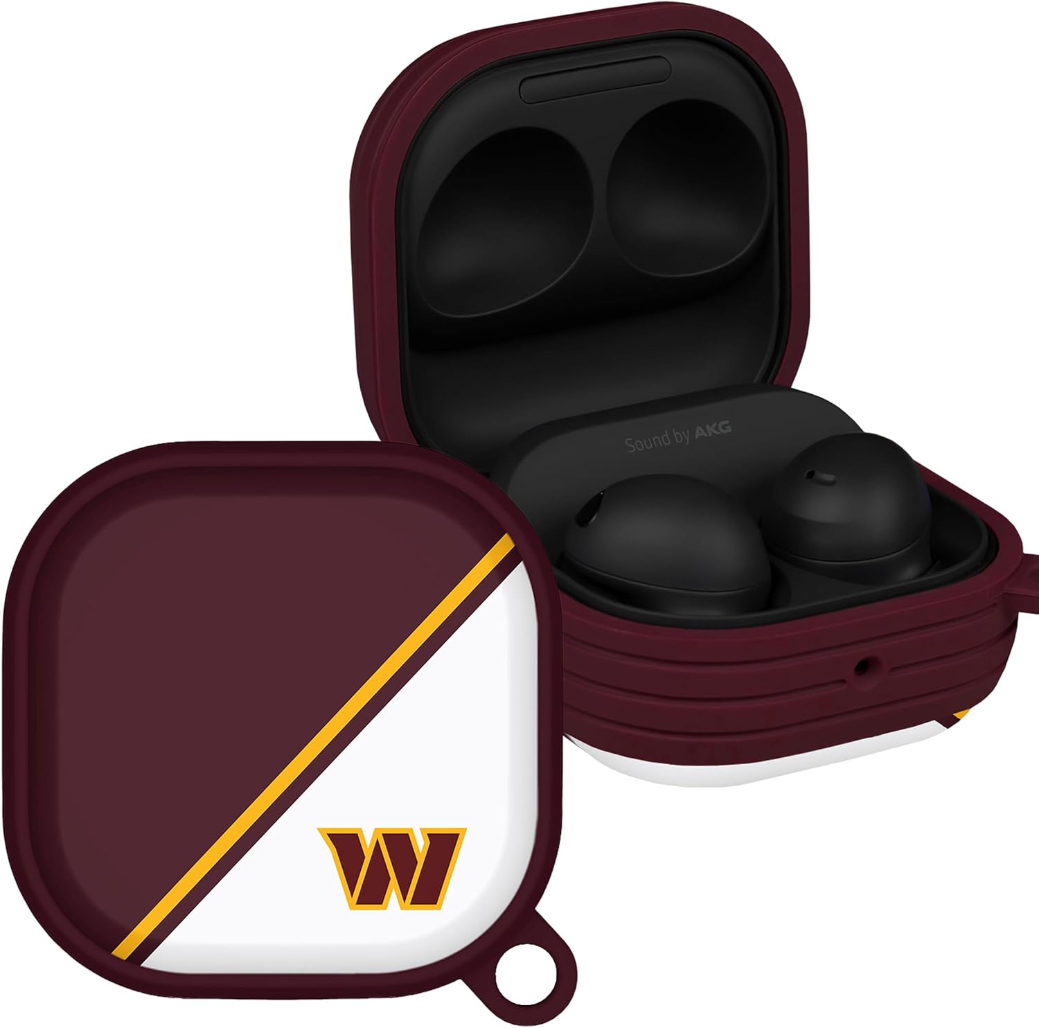 Game Time Washington Commanders HDX Champion Series – Funda compatible con Samsung Galaxy Buds Pro