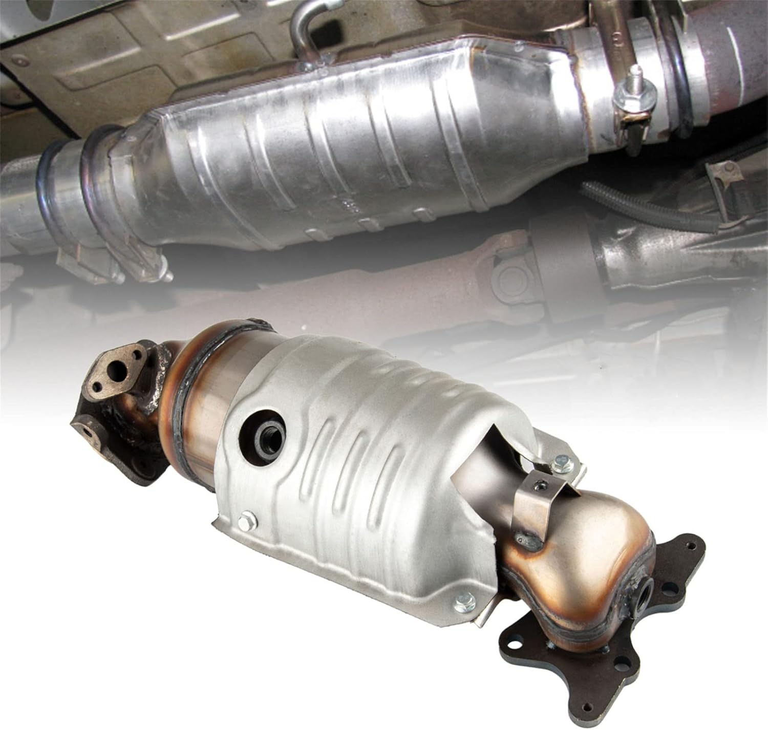 KAX Convertidor catalítico para Civic 2006-2009 (excepto GX) 1.8L, 2010-2011 Civic 1.8L Catalizadores 16641, 18190-RMX-A00, 49735, 202-1107, 40958,