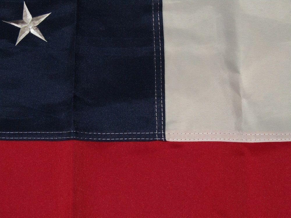 Premium 3×5 Embroidered Sewn FIRST 1st AND Bars 13 100% Cotton Flag 3’x5′