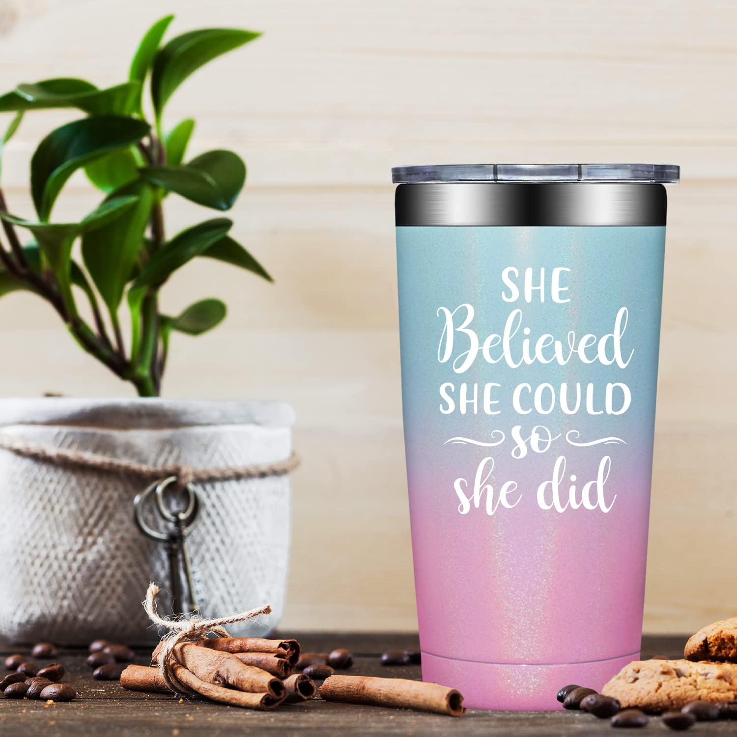 She Believed She Could so She Did Gifts  Regalos de felicitación para mujeres, regalos de graduación universitaria para ella, regalos inspiradores,