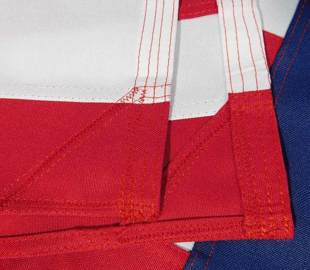 Premium 3×5 Embroidered 48 600D Nylon Flag 3’x5′ Grommets
