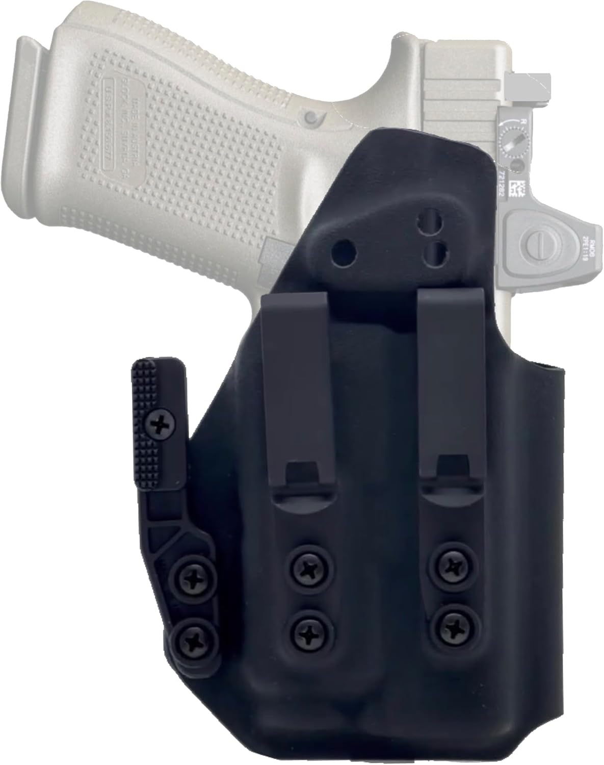 Athena IWB Holster  Compatible with Glock 26  Glock 26 MOS with Recover Tactical Rail GR26 with BALDR Mini