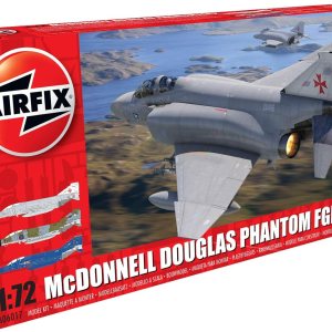 Airfix Mcdonnell Douglas Phantom FGR.2 172 – Kit de modelo de plástico para aviones militares A06017, pequeño Airfix Mcdonnell Douglas Phantom FGR.2 172 – Kit de modelo de plástico para aviones militares A06017, pequeño
