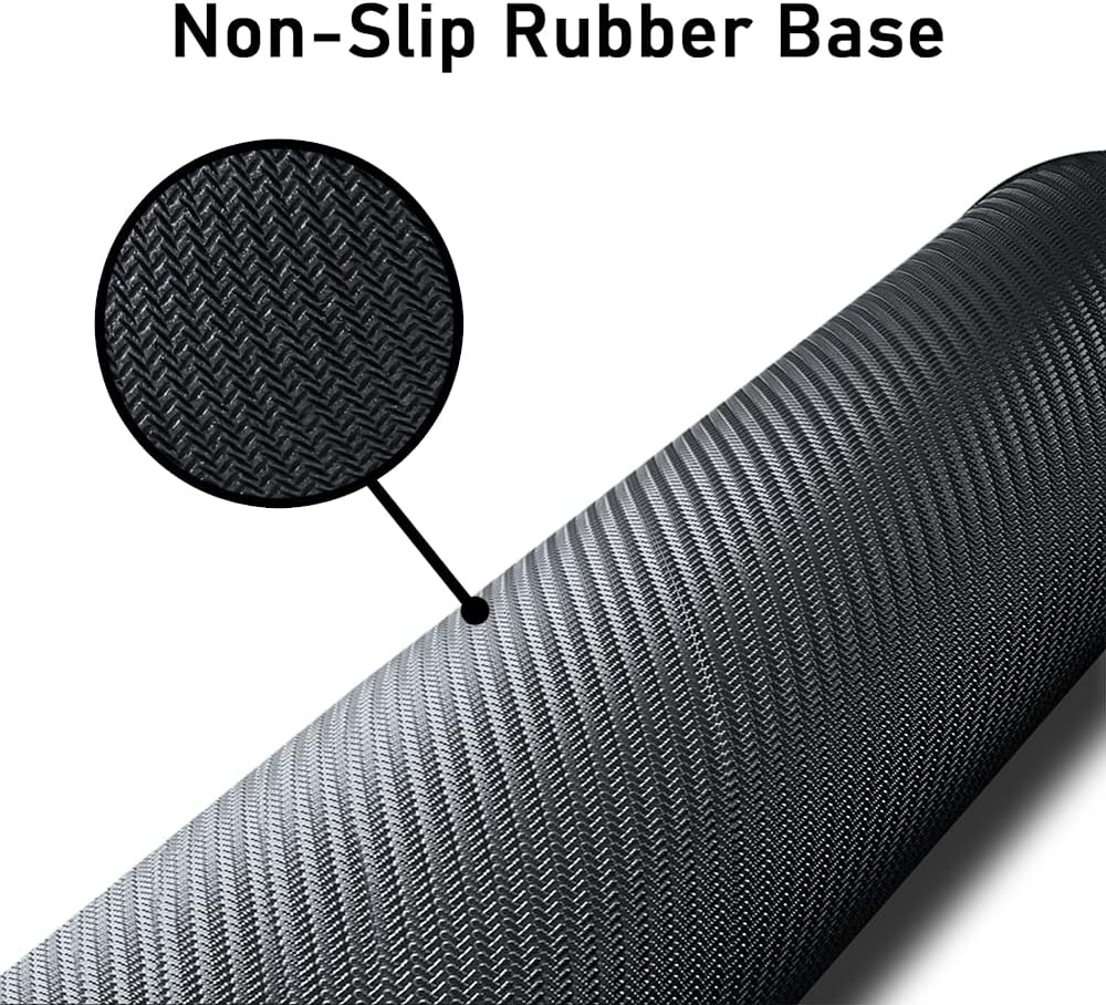 Protector de escritorio, alfombrilla para mouse con base de goma antideslizante, alfombrilla de mouse texturizada e impermeable con bordes cosidos,