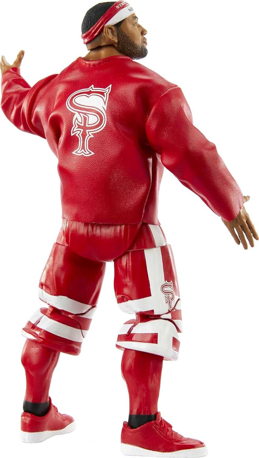 WWE Angelo Dawkins Elite Collection Series 81 – Figura de acción de 6 pulgadas, regalo coleccionable para fanáticos a partir de 8 años