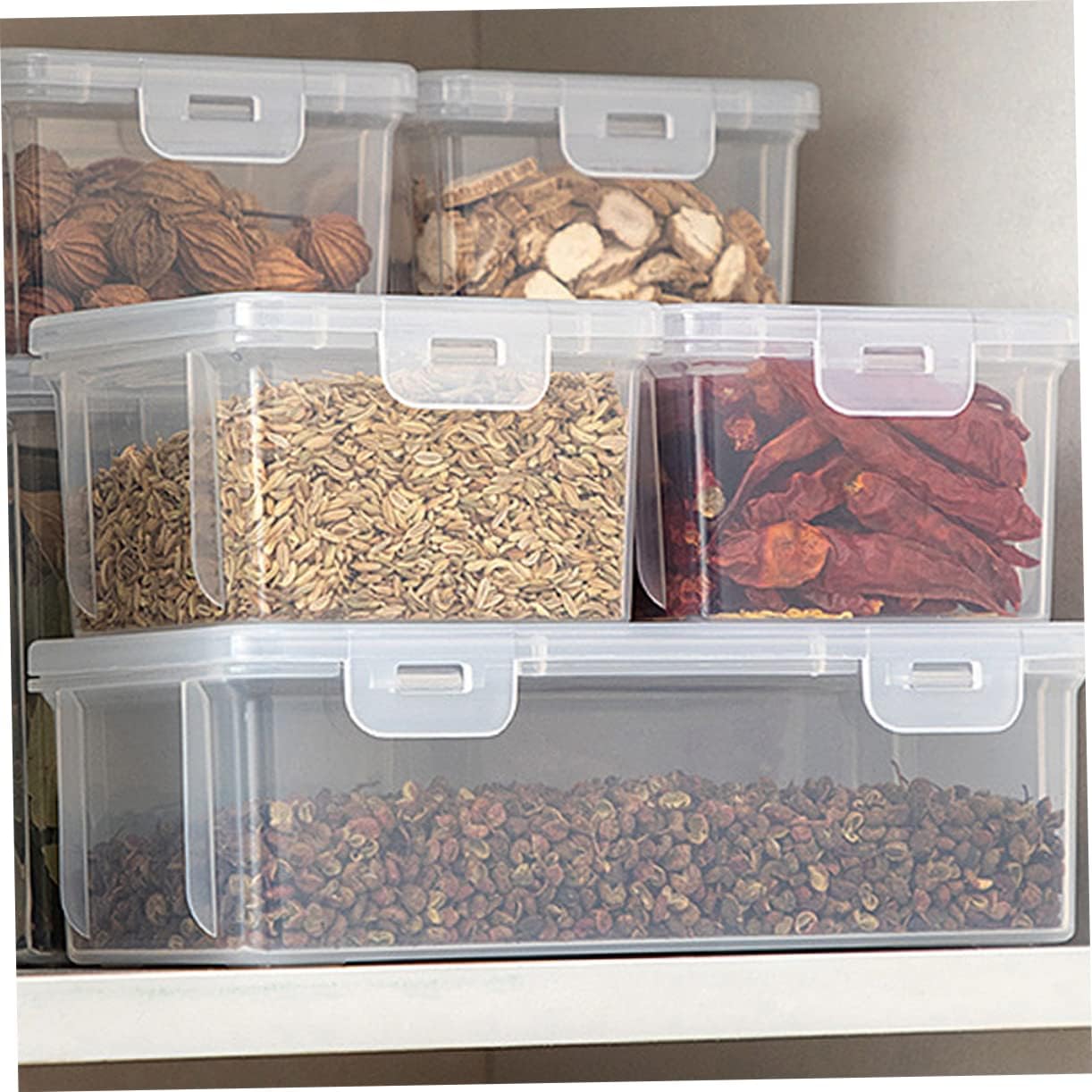 NOLITOY Caja de almacenamiento de pan 3 Uds. recipientes para pasteles de pan, contenedor de congelador, contenedor de refrigerador de frutas,