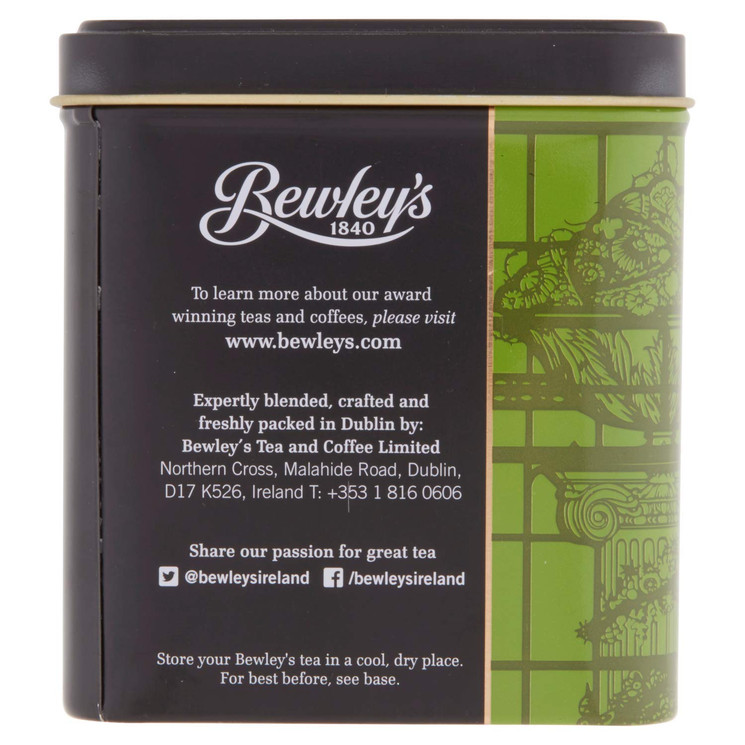 Bewley’s Irish Breakfast – Lata de té, 30 unidades