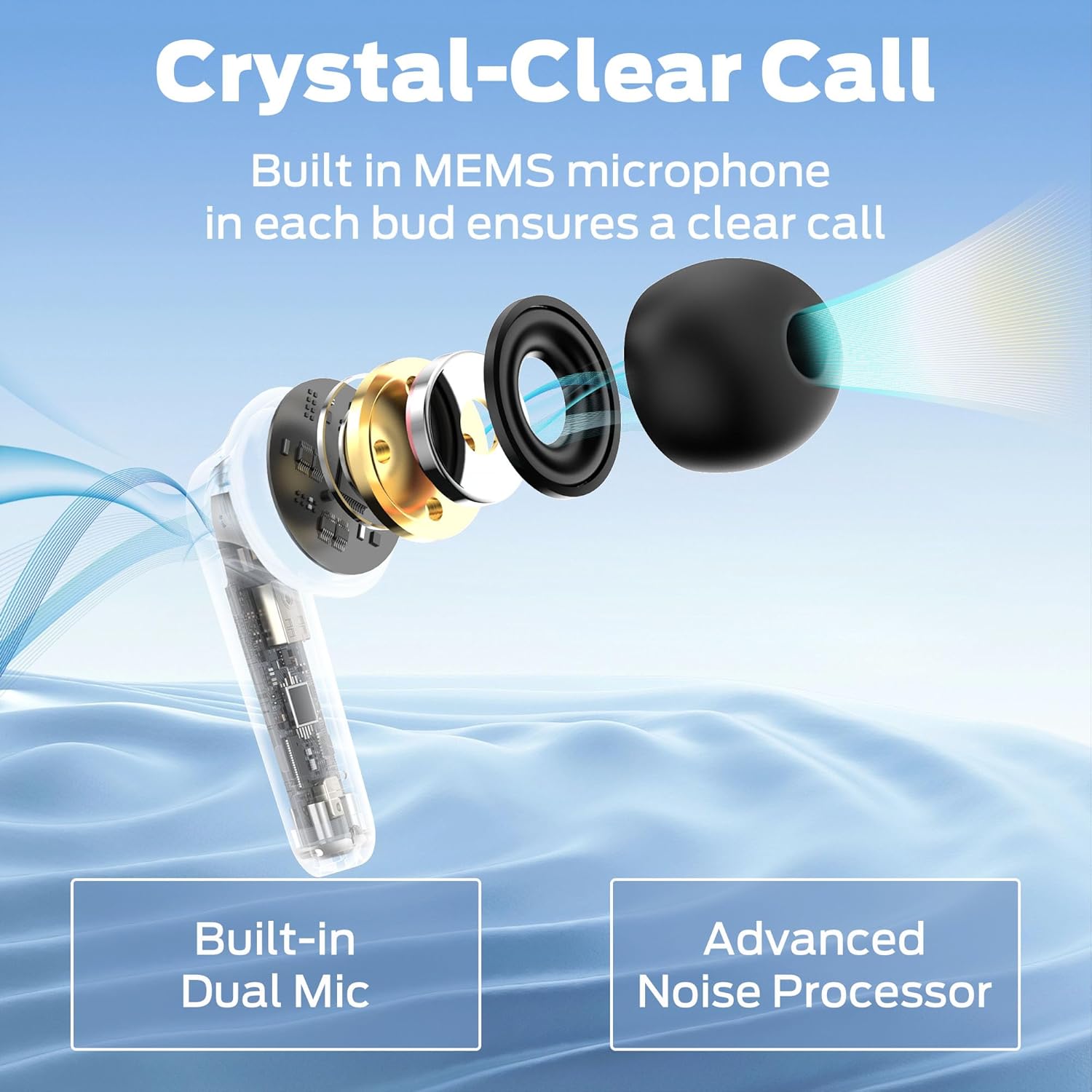 Monster N-Lite 203 AirLinks – Auriculares inalámbricos Bluetooth HiFi Stereo, auriculares inalámbricos con reproducción de 30 horas, carga tipo C,