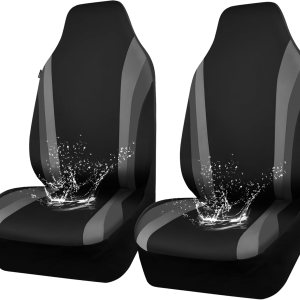 CAR PASS AquaShield – Fundas de asiento de automóvil impermeables de neopreno solo para asientos delanteros, funda de asiento de cubo de respaldo CAR PASS AquaShield – Fundas de asiento de automóvil impermeables de neopreno solo para asientos delanteros, funda de asiento de cubo de respaldo