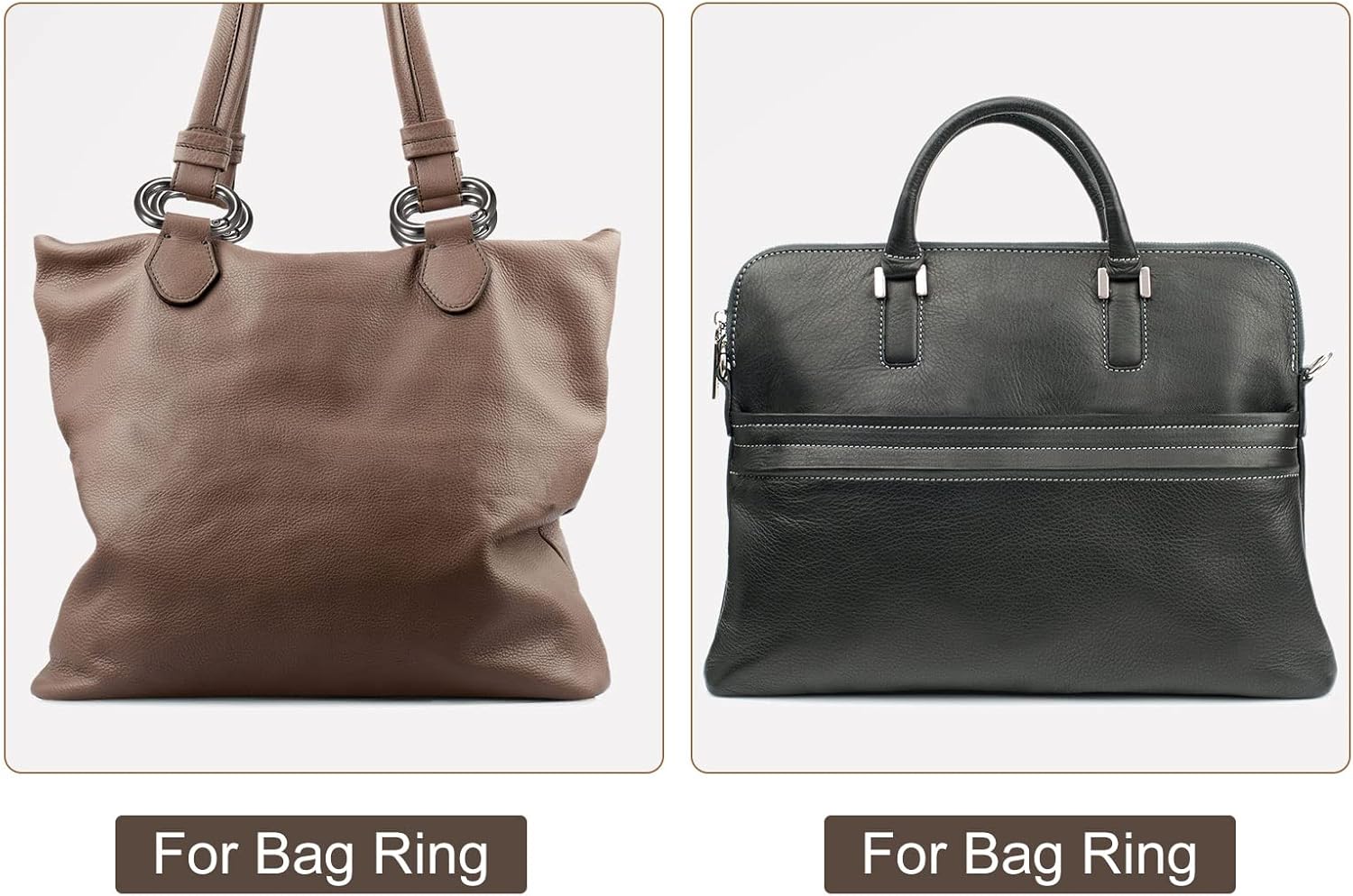 uxcell Anillo ovalado de resorte, clip de resorte redondo, hebillas de llavero de resorte para bolsos, bolsos y llaveros