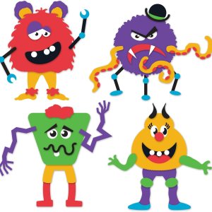 ArtCreativity Kit de manualidades de monstruo de espuma de Halloween, 12 juegos, kits de manualidades de Halloween sin desorden – Actividad de ArtCreativity Kit de manualidades de monstruo de espuma de Halloween, 12 juegos, kits de manualidades de Halloween sin desorden – Actividad de