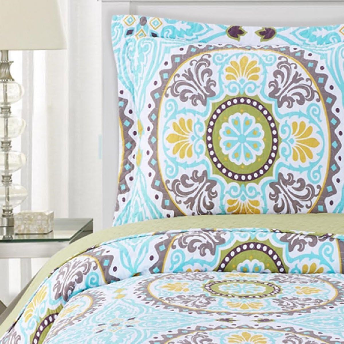 Colcha de microfibra estampada Annabel Luxury