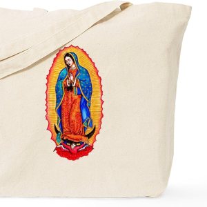 CafePress Virgen de Guadalupe Tote Bag Natural Canvas Tote Bag, bolso de compras de tela CafePress Virgen de Guadalupe Tote Bag Natural Canvas Tote Bag, bolso de compras de tela