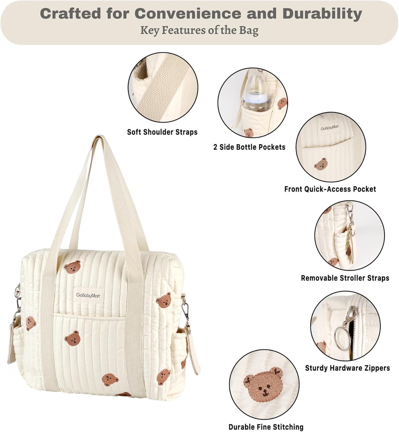 Bolsa de pañales, Bolsa de maternidad, Bolsa de pañales de viaje, Bolso de bebé multifunción, Bolsas de pañales para bebés, Bolsa de mensajero