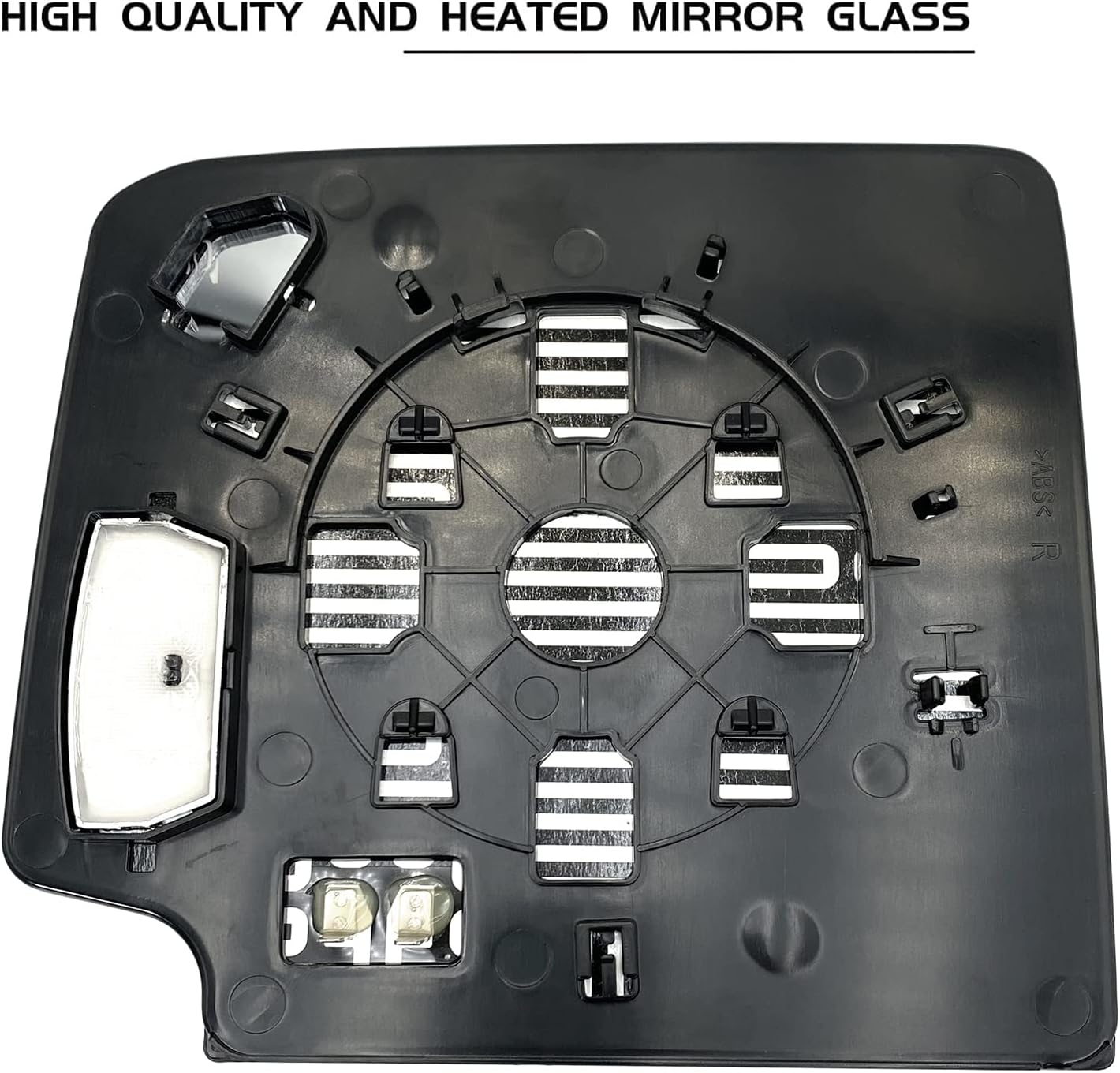 Espejo retrovisor superior de señal calefactada para el lado derecho del pasajero para Chevrolet Silverado 2014, 2015, 2016, 2017, GMC Sierra 1500