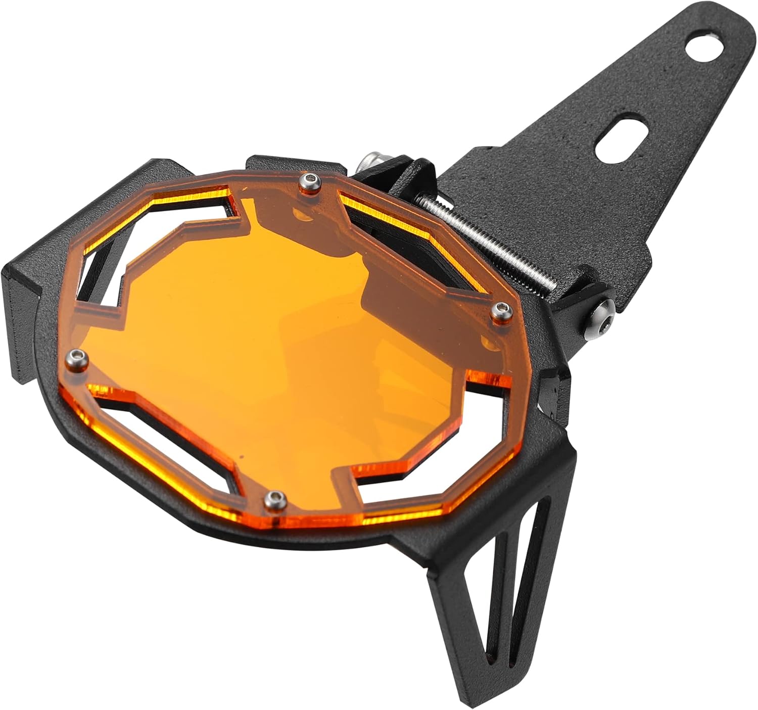 Motoforti Par de la motocicleta LED antiniebla Protector Guardias OEM Foglight lámpara cubierta para BMW R1200 F800R1250 F850GS naranja