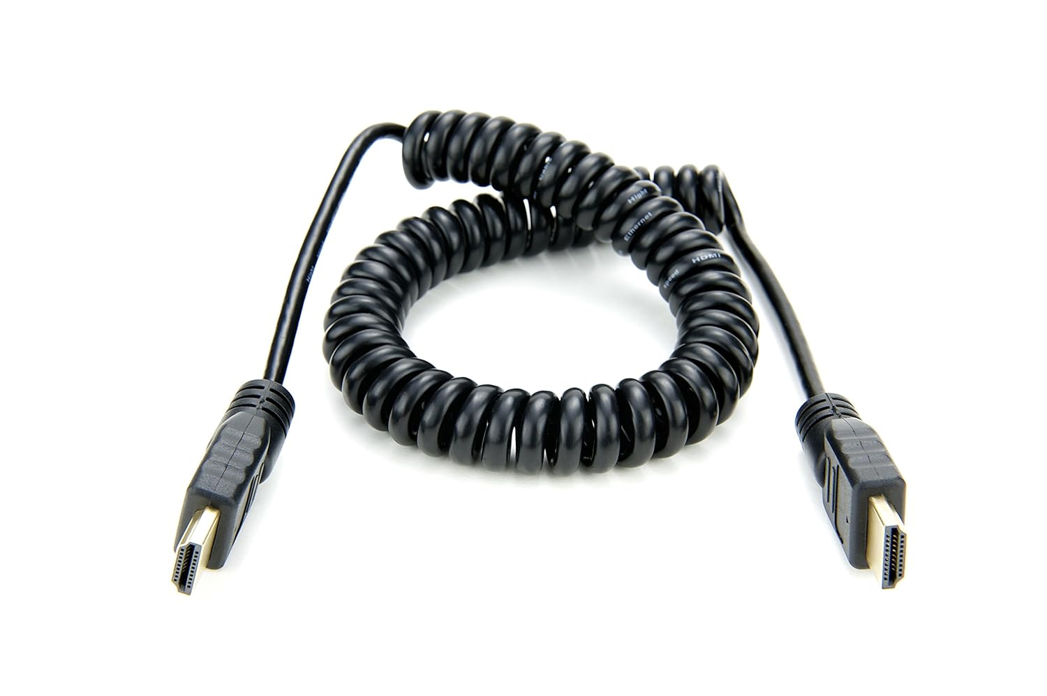 ATOMOS ATOMCAB011 Cable HDMI completo a HDMI completo, rizado, 19.7 pulgadas (19.7in), 25.6 pulgadas (25.6in) compatible con extensión