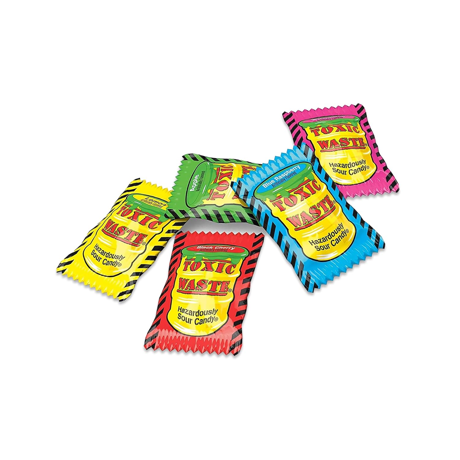 Caramelos tóxicos de residuos a granel de 1 libra de paquete variado de caramelos agrios, caramelos súper ácidos, dulces más ácidos del mundo,