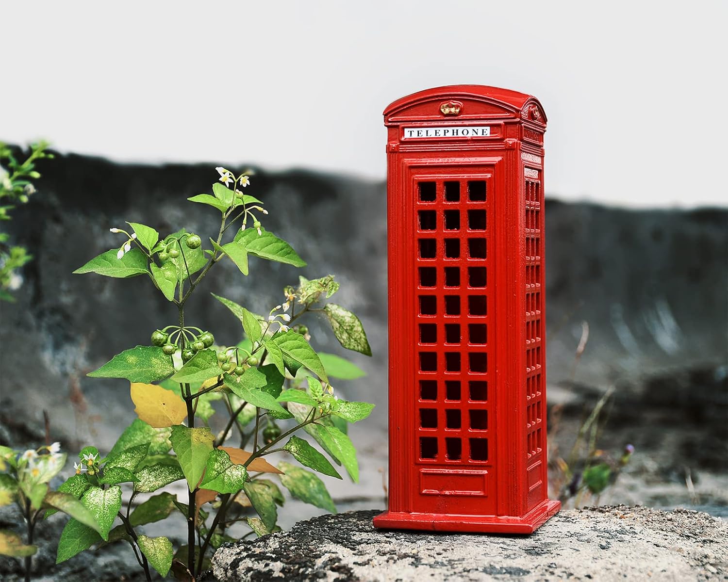 DS. DISTINCTIVE STYLE Retro Home Decor London Souvenirs – Alcancía británica de 7 pulgadas para cabina telefónica