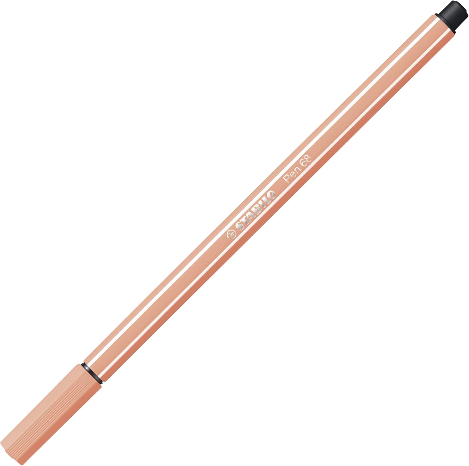 STABILO Bolígrafo de punta de fieltro premium 68 – Billetera de 8 – Tonos pastel