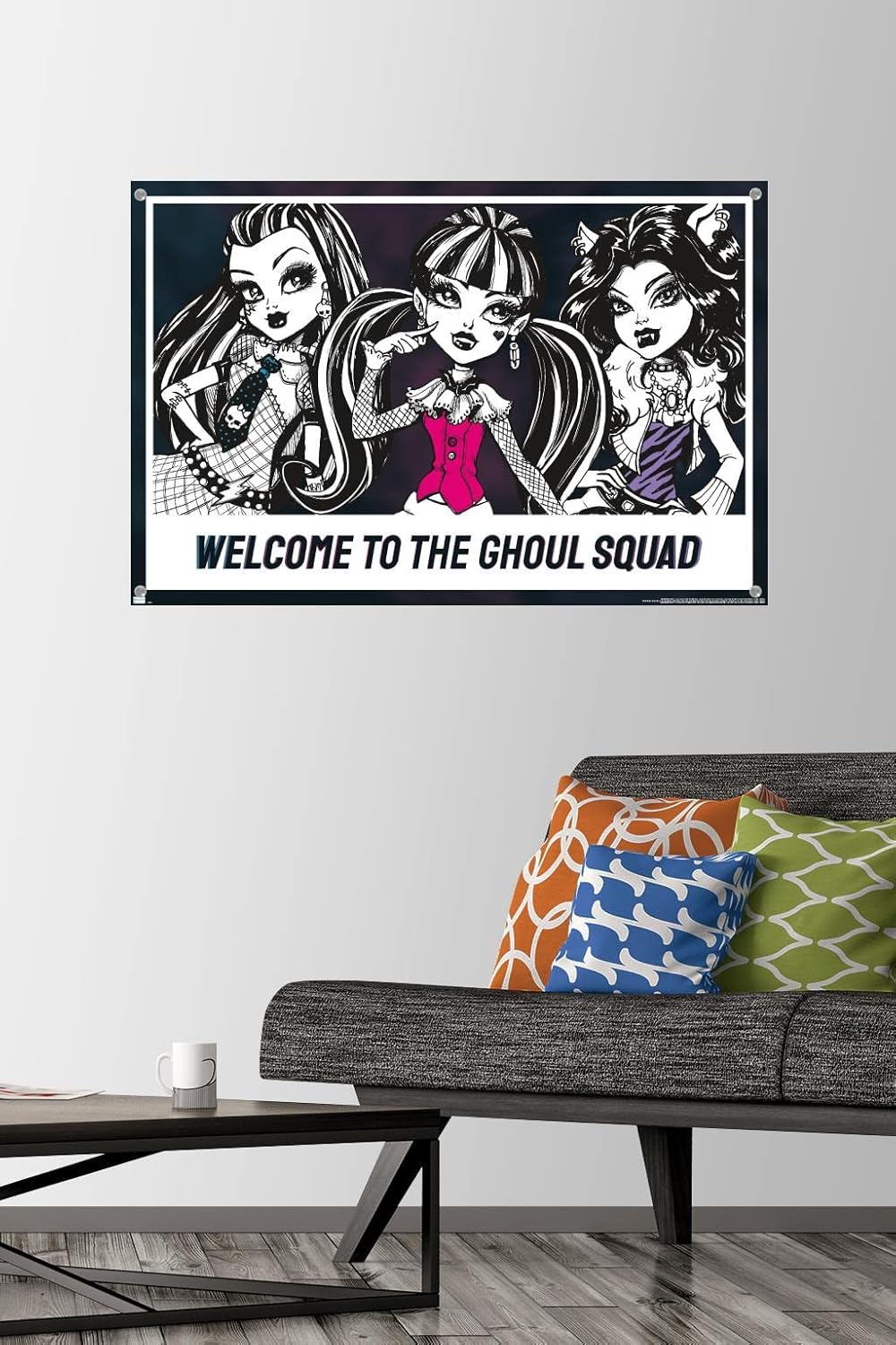 Mattel Monster High – Póster de pared con chinchetas