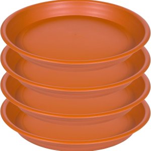 SAUCERHOME Bandeja para macetas de 6 pulgadas, 4 paquetes de 8 pulgadas (7.6 pulgadas), platillos de plástico para macetas y bandejas de goteo para SAUCERHOME Bandeja para macetas de 6 pulgadas, 4 paquetes de 8 pulgadas (7.6 pulgadas), platillos de plástico para macetas y bandejas de goteo para