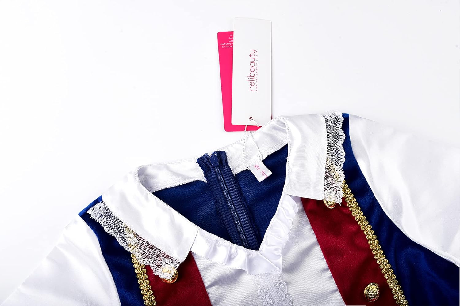 ReliBeauty Disfraz de pirata para niños pequeños, disfraz de pirata con accesorios