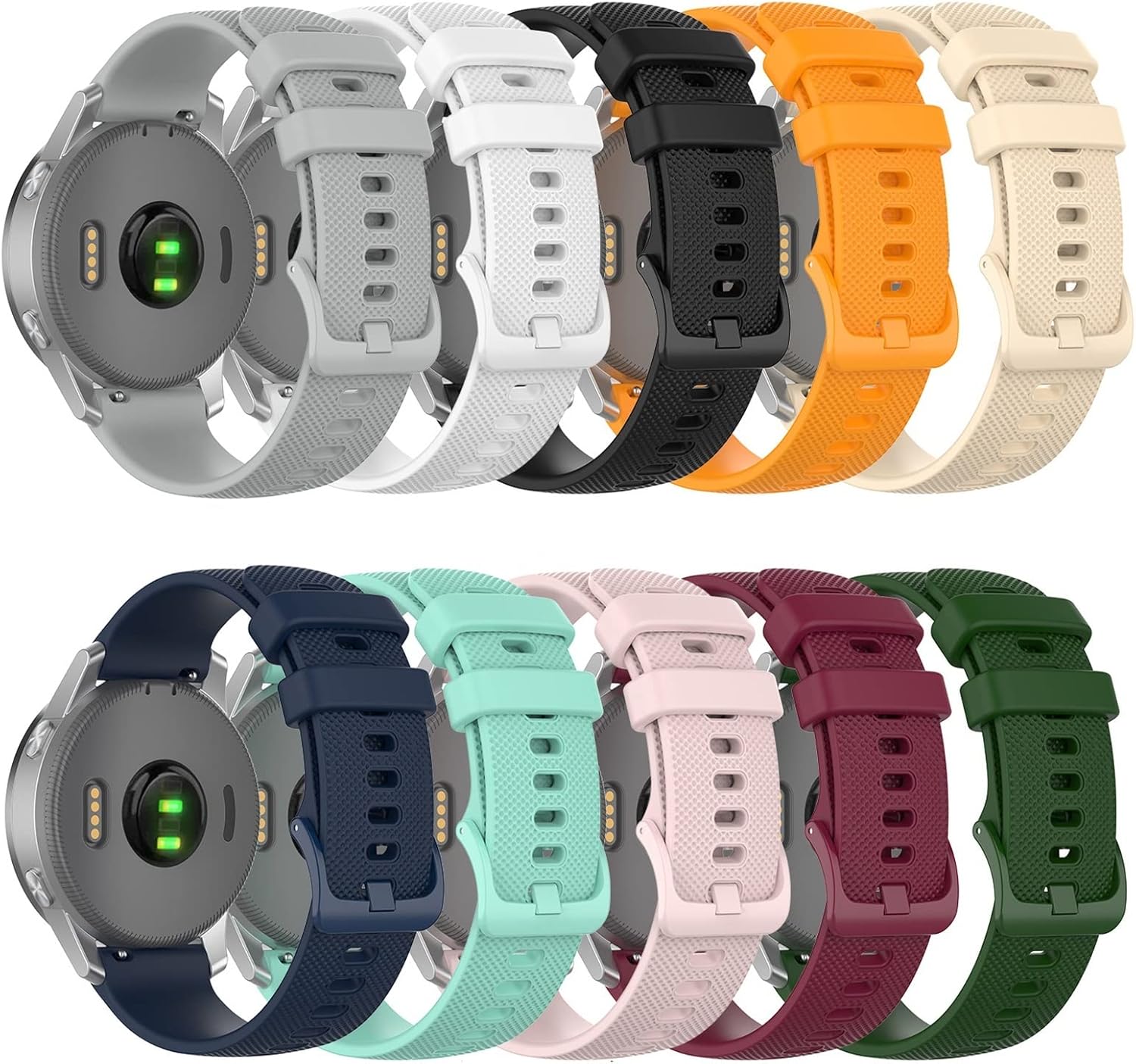 IRJFP Banda de reloj inteligente de silicona para Xiaomi GTS2eGTS2 MiniGTR 1.654 in Sport Watch Bracelet