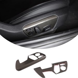 Cubierta de panel de botón de ajuste de asiento para Toyota Supra GR A90 A91 MK5 2018-2022, cubierta de panel de interruptor de botón de ajuste de Cubierta de panel de botón de ajuste de asiento para Toyota Supra GR A90 A91 MK5 2018-2022, cubierta de panel de interruptor de botón de ajuste de