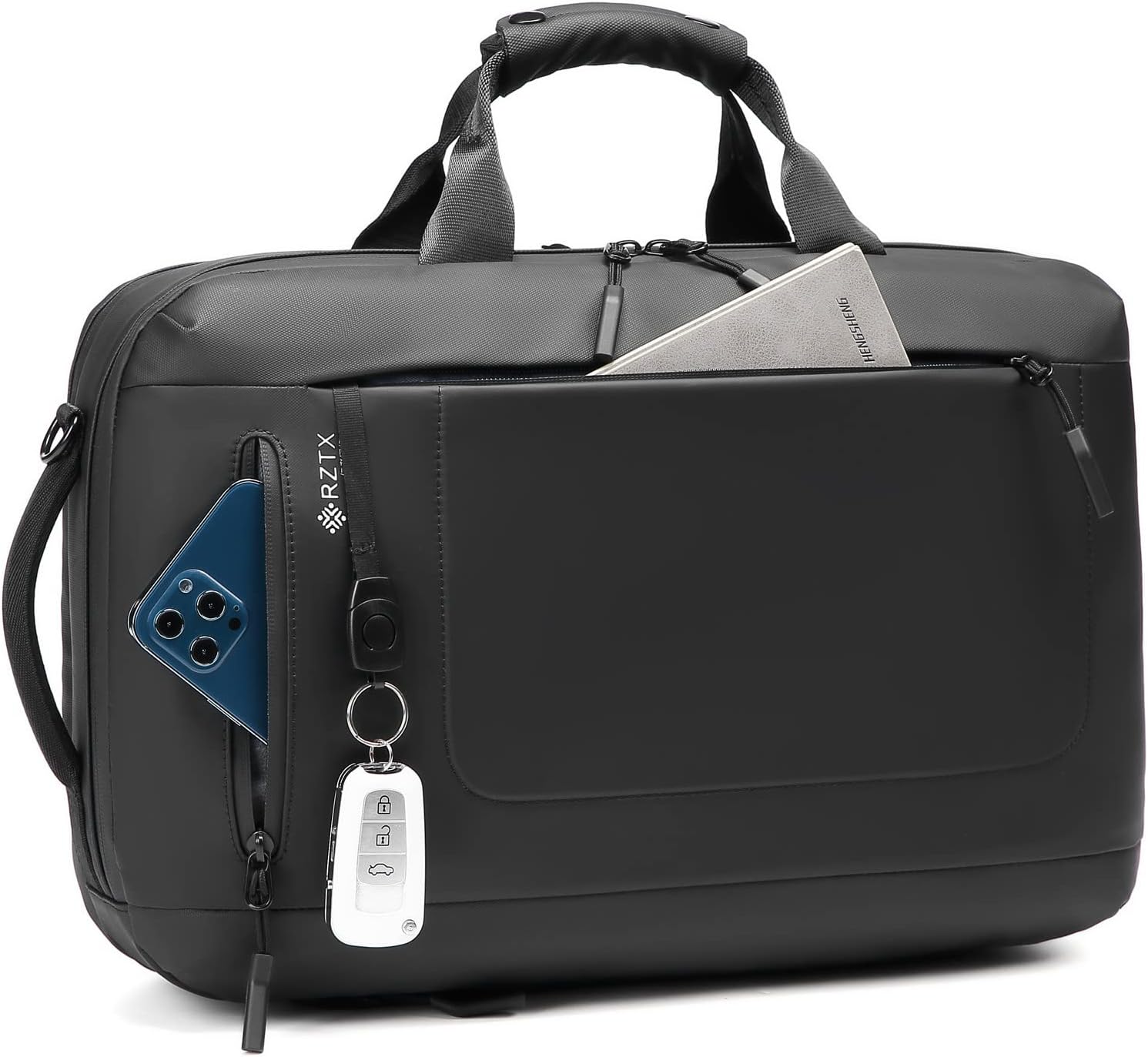 Business Smart – Mochila ligera profesional, extra grande aprobada para vuelos de 25 litros, resistente al agua, duradera, de 17 pulgadas, Negro -,