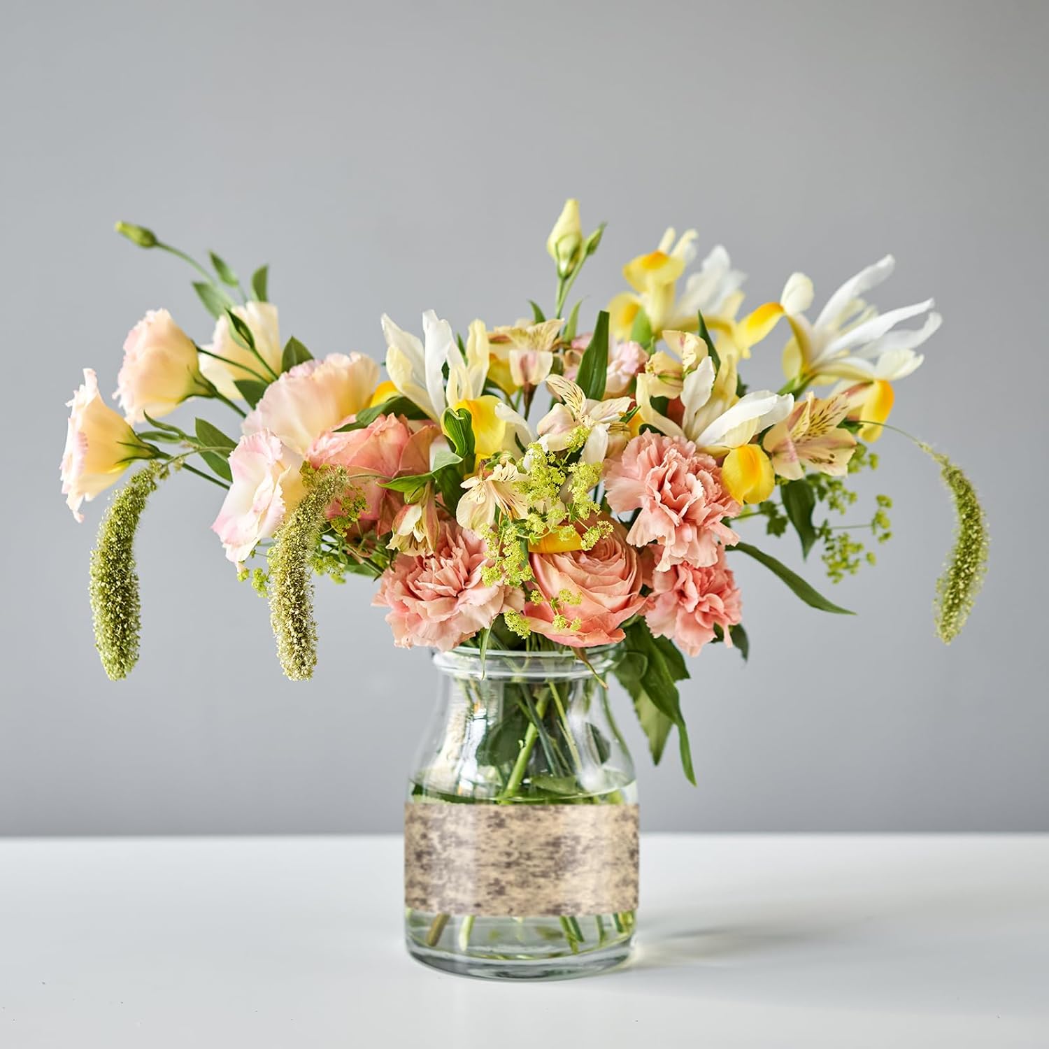 Cinta de poliéster y satén para exteriores, decoración floral para manualidades, diseño de hojas de Aspidistra, decoración de Pascua, vacaciones al