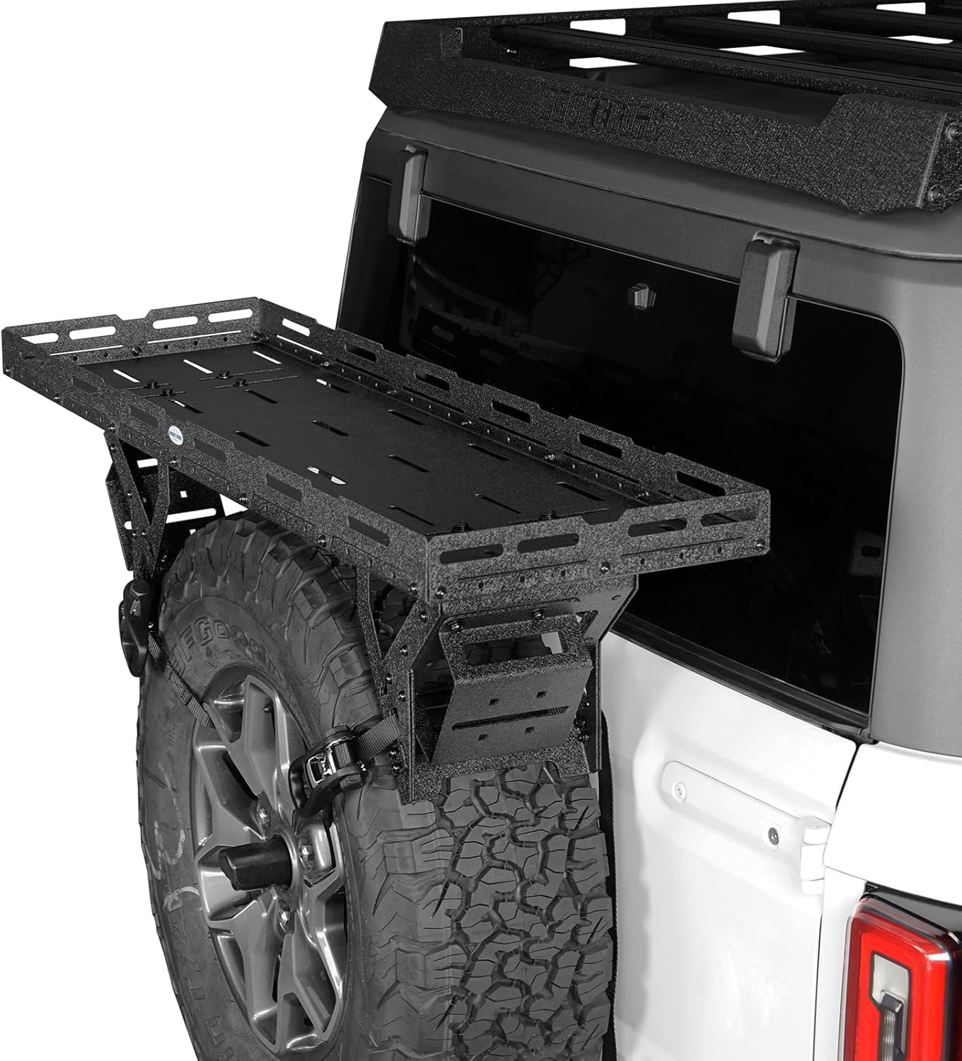 u-Box Cesta utilitaria para neumáticos de repuesto para neumáticos de 30 a 40 pulgadas, ajuste universal para Jeep WranglerBronco y RV, SUV, etc