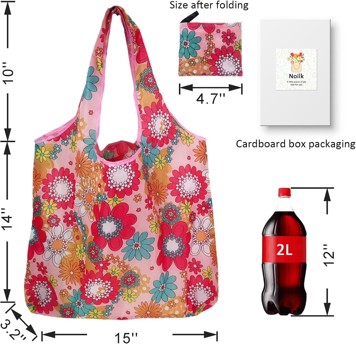 Bolsas de comestibles reutilizables, 4  6  Paquete de 12 bolsas de compras plegables lavables de 50 libras, bolsas de compras portátiles, regalos