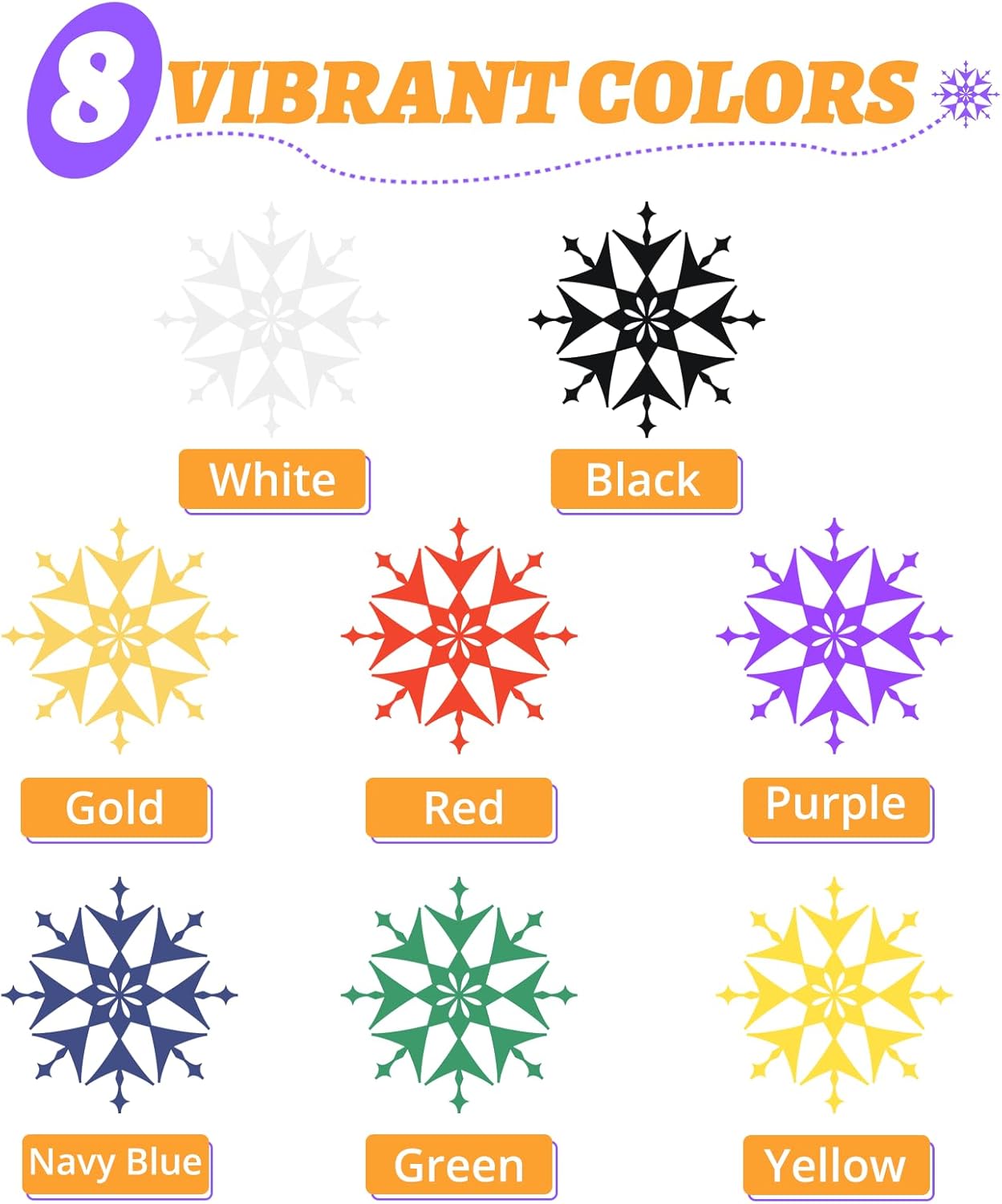 Paquete de 8 rollos de vinilo de transferencia de calor de 12 pulgadas x 5 pies, vinilo de transferencia de calor de fácil corte para Cricut,